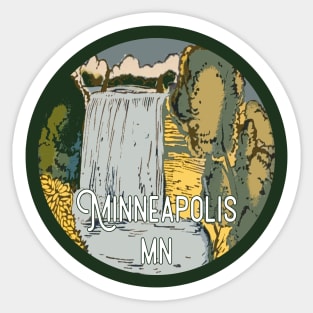 Minneapolis Vintage Decal Sticker